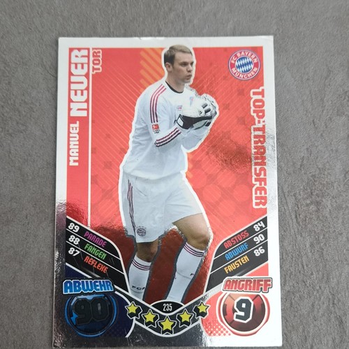 Topps match attax top transfer - match,