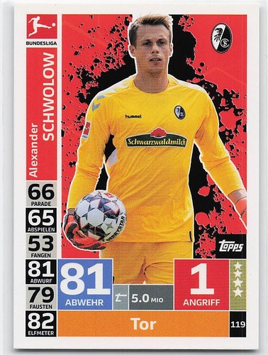 Alexander schwolow topps match - schwolow,