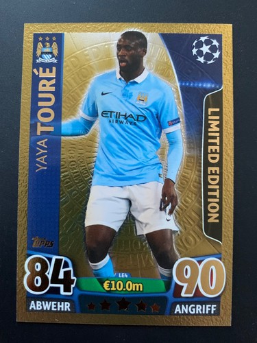 Topps match attax 2015 yaya - topps,